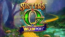 Cover van The Sisters of Oz slot beschikbaar bij online casino ' s in Suriname.