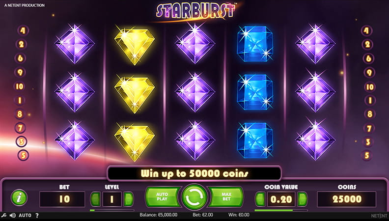 Starburst demo spel.