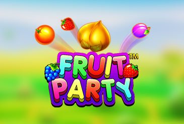 Cover van de Fruit Party slot, beschikbaar bij online casino ' s.