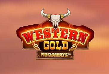 Cover van de Western Gold MegaWays slot, beschikbaar bij online casino ' s.