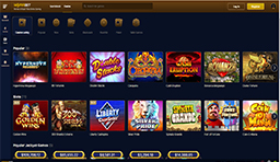 De homepage van het WynnBet online casino.