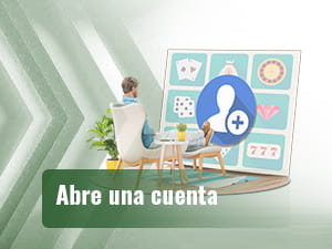 Man voor een scherm kijken naar een presentatie over hoe te registreren bij een online casino