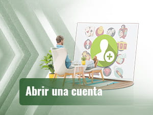 Mensenzitting die een affiche met casinospelen en een registratiepictogram bekijken.