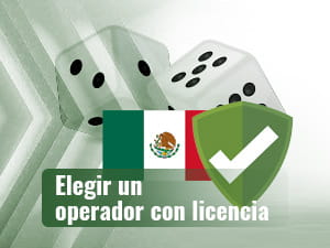 Kies een operator met een geldige vergunning in Mexico om virtuele dobbelstenen te spelen.