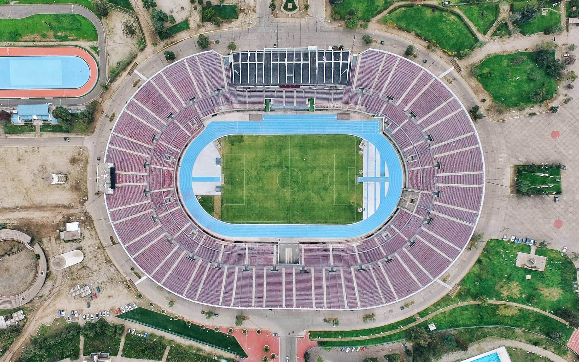 Nationaal stadion, Santiago de Chile.