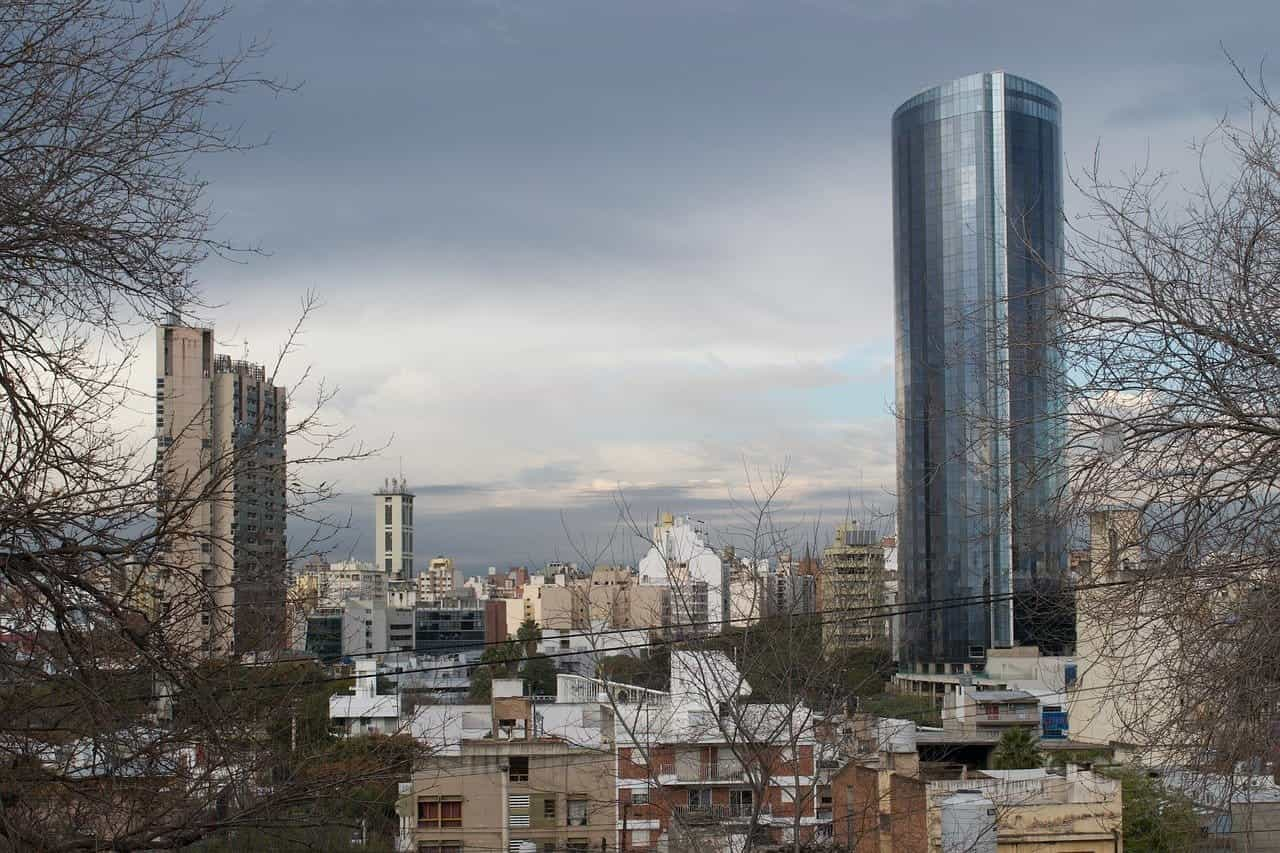 Stedelijk landschap, Argentinië.