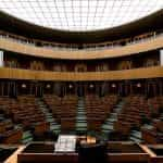 Het gebouw van het Oostenrijkse parlement.